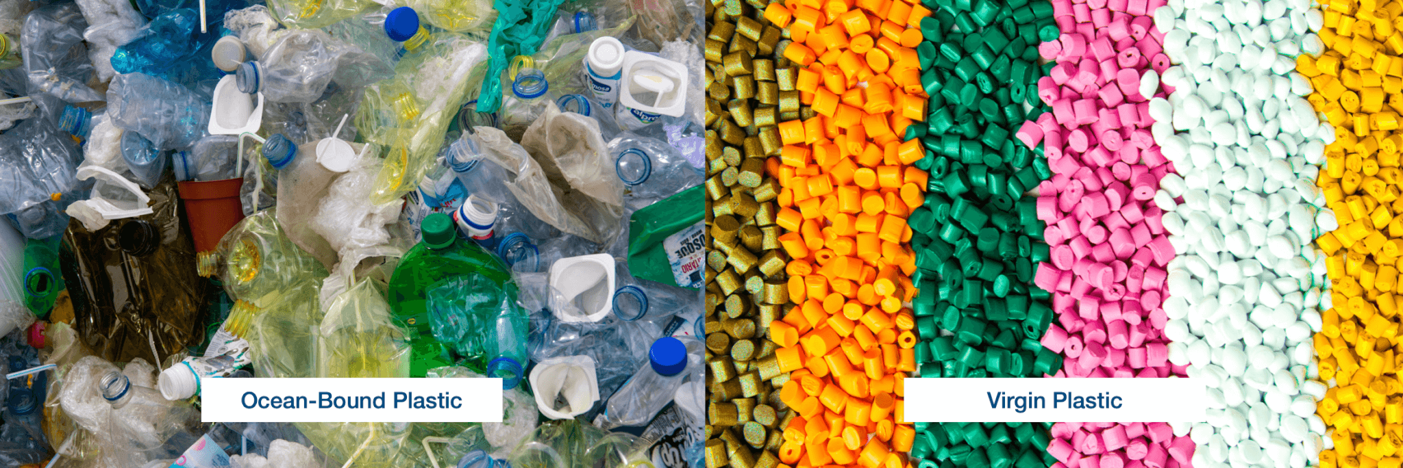 RSP works with various materials, from virgin plastic to reclaimed ocean-bound plastic and everything in between.