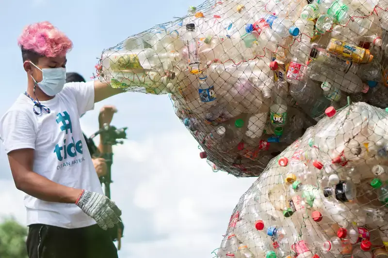 #tide Ocean Material® is another organization we source ocean-bound plastic from.